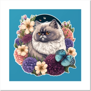 Persian cat Posters and Art